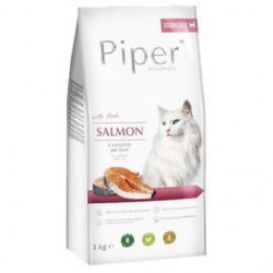 Piper-dieren Piper Animals droog kattenvoer met zalm 3 kg