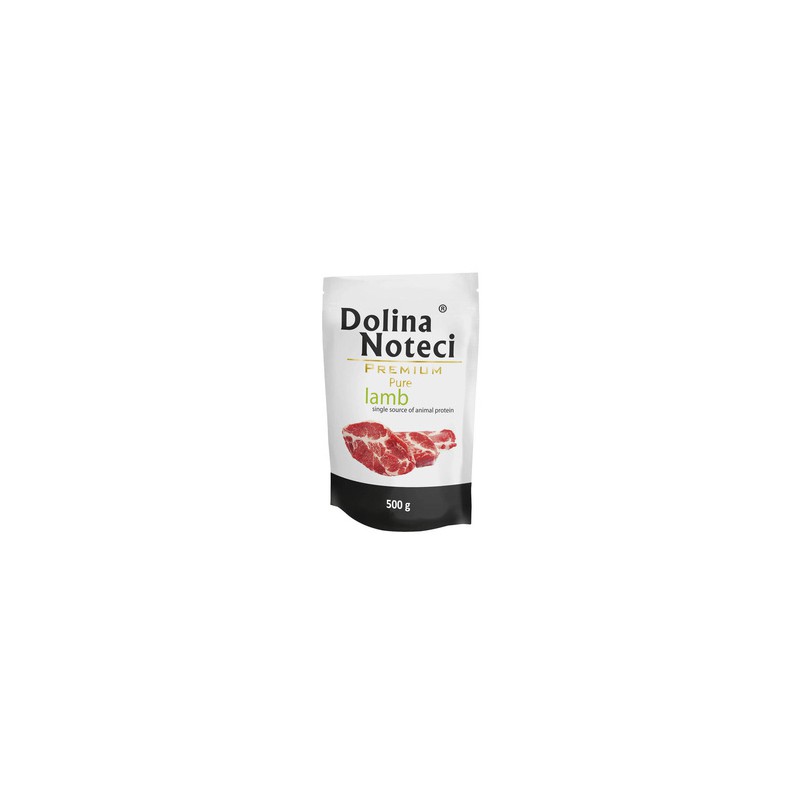 Dolina Noteci Premium PURE Mokra karma dla psa alergika bogata w jagnięcinę saszetka 500 g Dolina Noteci Premium PURE Mokra karma dla psa alergika bogata w jagnięcinę saszetka 500 g