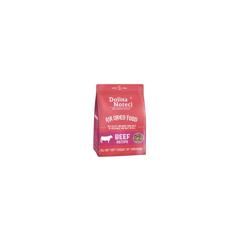 Dolina Noteci Superfood danie z wołowiny karma suszona dla psa 1 kg Dolina Noteci Superfood danie z wołowiny karma suszona dla psa 1 kg