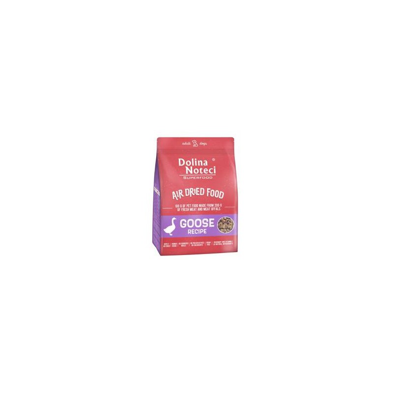 Dolina Noteci Superfood danie z gęsi karma suszona dla psa 1 kg Dolina Noteci Superfood danie z gęsi karma suszona dla psa 1 kg