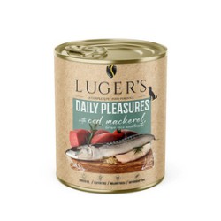 Lugers Daily Pleasures Natvoer voor Honden met Kabeljauw, Makreel, Tomaat en Bruine Rijst 800g