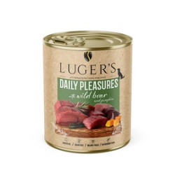 Lugers Karma mokra dla psa Daily Pleasures z dzikiem i dynią 800 g