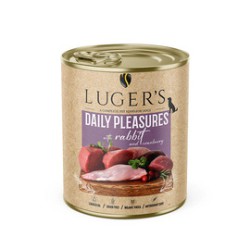 Lugers Karma mokra dla psa  Daily Pleasures z królikiem i żurawiną 800 g