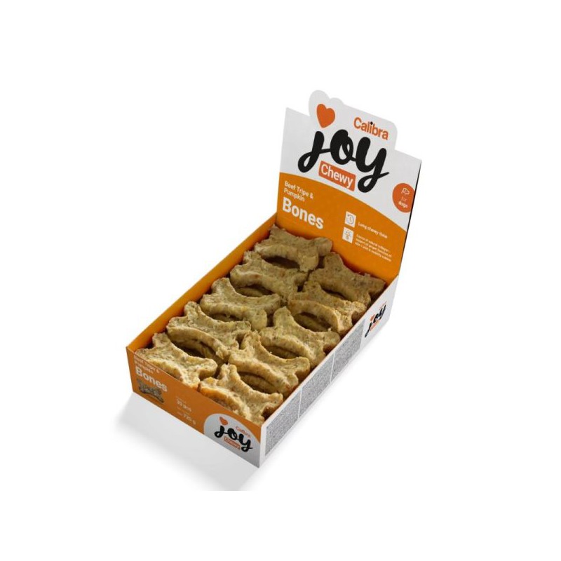 Calibra Joy Dog Chewy Beef Flake & Pumpkin Bones szt Calibra Joy Dog Chewy Beef Flake & Pumpkin Bones szt
