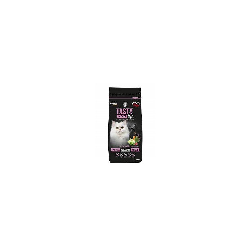 BIOFEED Tasty Cats Life Anti-haarbal kattenvoer met konijn 1,5 kg