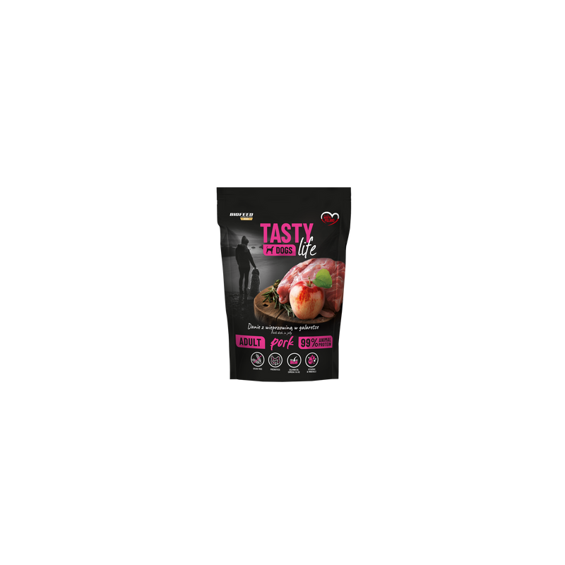 BIOFEED Tasty Dogs Life varkensgelei schotel 500g