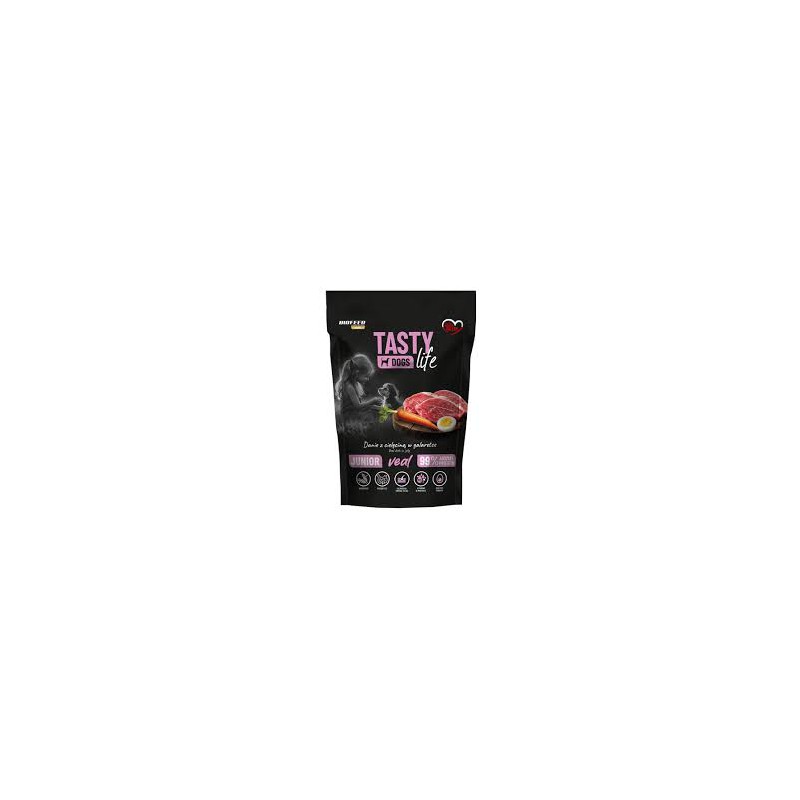 Biofeed Tasty Dog Life Junior Cielęcina 90% Saszetka 500G