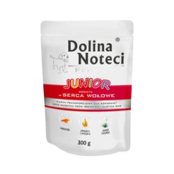 Dolina Noteci Premium Junior, rijk aan runderhart, zakje van 300 g