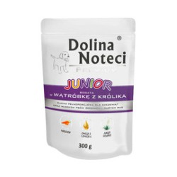 Dolina Noteci Premium Junior bogata w wątróbkę z królika saszetka 300 g