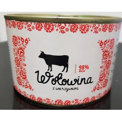 Wołowina z warzywami - 850 g