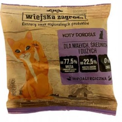 Wiejska Zagroda - probki karm dla kota mix smaków 3 smaki